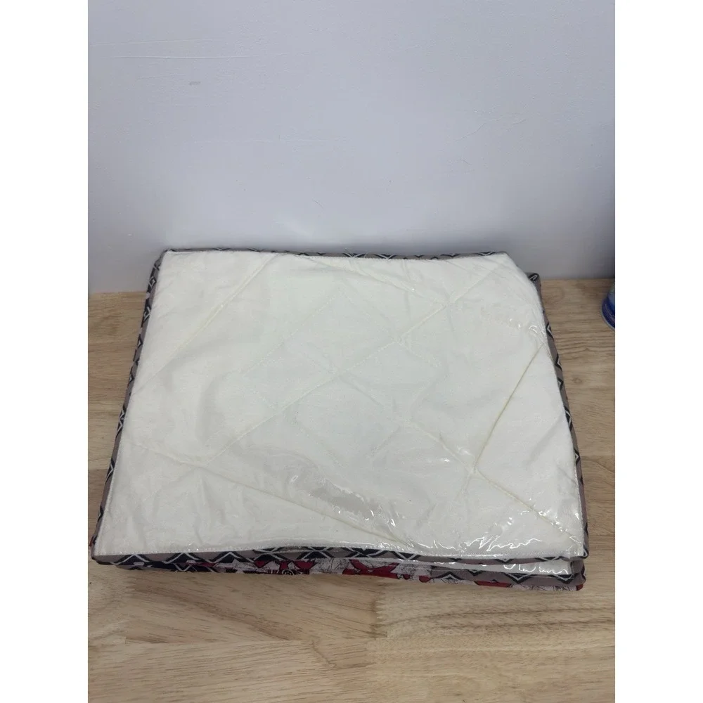 African Print Set/Six Placemats And Casserole Holder Quilted Plastic Cover‎ #50